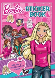 Stickerboek met kleurplaten Barbie