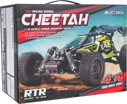 RC racebuggy CHEETAH 1:16 met borstelloze motor
