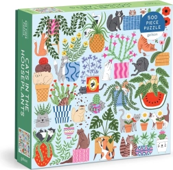 Vierkant puzzel Katten in bloempotten 500 stukjes GALISON