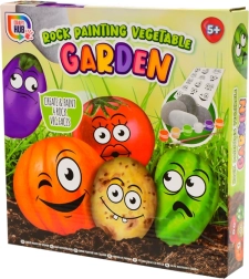 Creatieve set voor het beschilderen van steentjes Rock Vegetable Garden