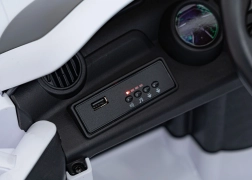 elektrische loopauto RUF CTR3 wit