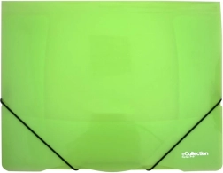 Map met elastiek eCollection groen A4