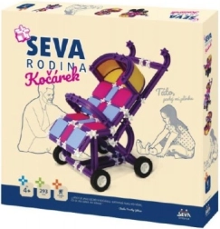 Bouwset SEVA Familie Kinderwagen