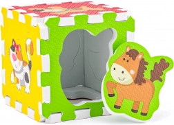 Schuimpuzzel met dieren