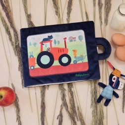 Textiel activiteitenboekje LILLIPUTIENS – Ignace het ezeltje op de boerderij 18 m+