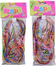 Vlechtkoorden met accessoires 80 cm