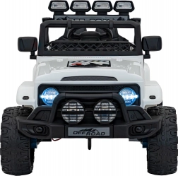 Elektrische kinderauto Off‑Road Climber – Wit