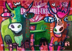 Puzzle HEYE Gestreepte koeien 1000 stukjes