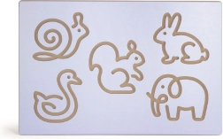 Vervangbaar paneel met dieren