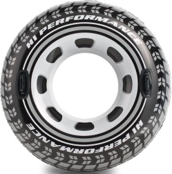 Opblaasbare zwemband in de vorm van een autoband met handgrepen INTEX