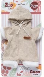 Guca outfit met capuchon voor REBORN aap-pop 32 cm