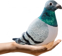 Pluchen houtduif grijs 20 cm