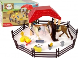 Farma Stal met paardenfiguren en accessoires