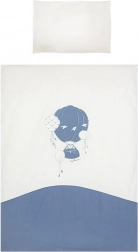 Kinderkatoenen beddengoed voor ledikant BELISIMA Ballons 90 × 120 cm, blauw, 3-delig