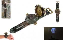 Digitale kinderhorloge met dinosaurusprojector