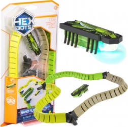 Hexbug Nano Flash startset – groene robotkever met flexibele baan