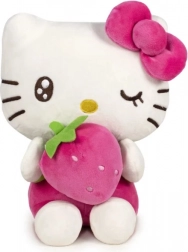 hello kitty pluche knuffel aardbei 20 cm