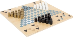 small foot Spel Barricade en Halma Gold Edition – dubbelzijdig houten bordspel