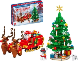 Adventskalender Lele Brother kerst-slee en kerstboom (940 onderdelen)