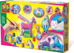 Gieten en schilderen van fantasiepaarden