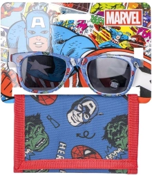 Set kinderverbril en portemonnee Avengers - 1 stuk