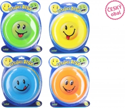 Vliegende schijf 19 cm met smiley