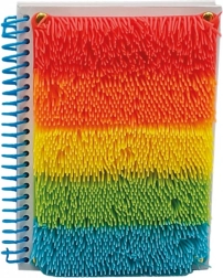 Sensorisch multicolor notitieboek met franjes A5, 80 vellen