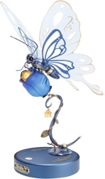 Mechanische vlinder Blauw zonder kap
