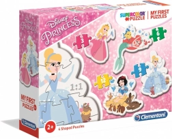 Mijn eerste puzzel Disney prinsessen 4-in-1 (3, 6, 9, 12 stukjes) – Clementoni