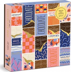 Galison vierkante puzzel in chocoladebar, 500 stukjes