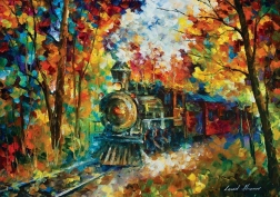 ART PUZZLE Puzzel Herfsttrein 500 stukjes