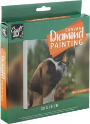 Grafix Diamantschilderij Puppy 18x18 cm