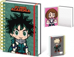 my hero academia chibi notitieboek a5 met ringband