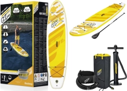 Opblaasbaar paddleboard Hydro-Force geel 320 x 76 x 12 cm