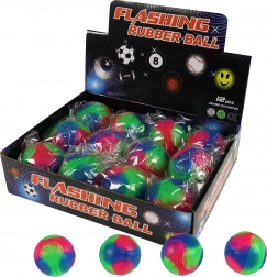 Stuiterbal met gekleurd licht