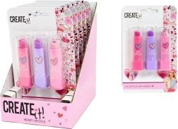 Create It! kinderset lippenstiften Love – 3 kleuren
