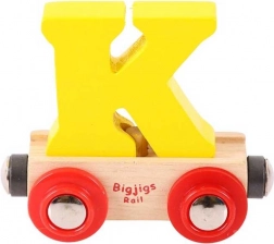 Wagonnetje Bigjigs Rail letter K