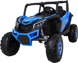 Elektrische kinderbuggy UTV met 4x4-aandrijving, 24 V, blauw