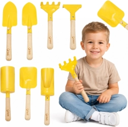 Metalen kinderset tuingereedschap Classic World Edu - 8 stuks