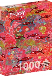 Puzzel Hluboká Rood 1000 stukjes