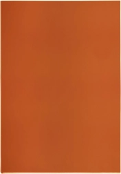 Transparante L-map A4 van PVC, rood, 140 micron