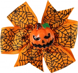 Haarclip Oranje Pompoen