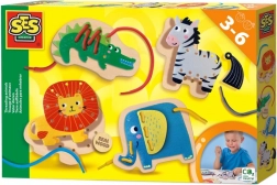 Creatieve rijgset Jungle met dieren