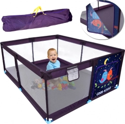Grote kinderbox en droge ballenbak 160 × 200 cm met draagtas