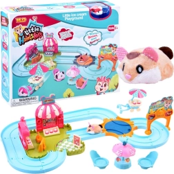 Interactieve baan met hamstertje – ijssalon met accessoires