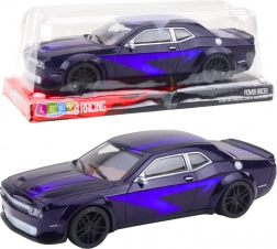 Sportieve raceauto met wrijvingsaandrijving – donkerpaars