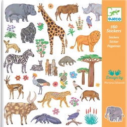 Stickers Afrikaanse dieren DJECO