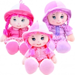 Textielen pop Zuzia met hoedje 28 cm