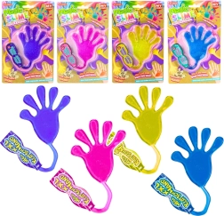 Kleverige rubberen hand – elastisch werpspeeltje voor kinderen