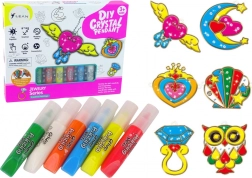 Glas-in-lood hangers om te schilderen – gelverf, 6 stuks